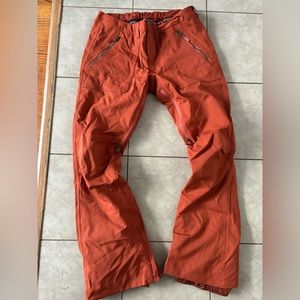 Burton rust snow pants